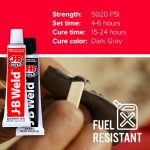 JB Weld Original Cold-Weld 8265-SUK Steel Reinforced Epoxy - Dark Grey - Image 2