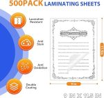 600 Pack Laminating Sheets - Image 3