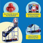 JOYIN Arcade Basketball Game Set with 4 Balls and Hoop for Kids - Image 2