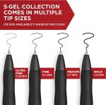 SHARPIE S-Gel, Gel Pens, Medium Point (0.7mm), Black Ink Gel Pen - Image 2