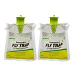 RESCUE! Outdoor Disposable Fly Trap, Green, 2 Pack