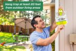 RESCUE! Outdoor Disposable Fly Trap, Green, 2 Pack - Image 2